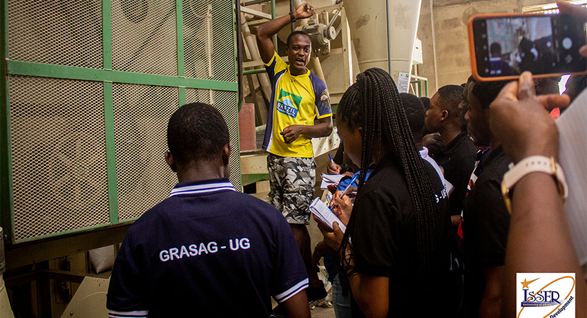 The Managing Director of Brazil Agro Business Group explains the rice production process and the machinery involved.