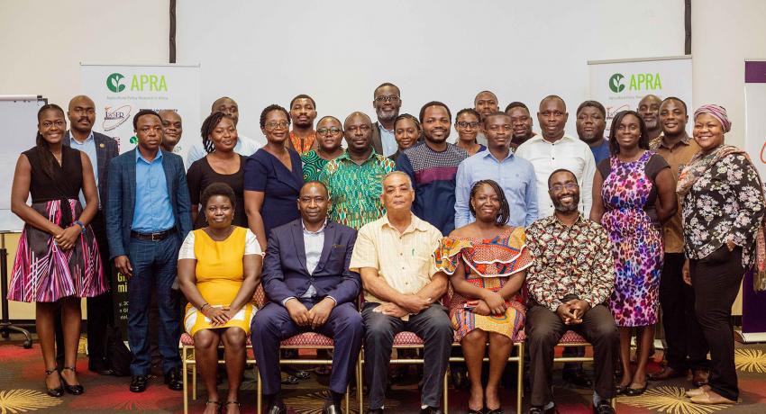 Participants in a group photo at the end of the workshop