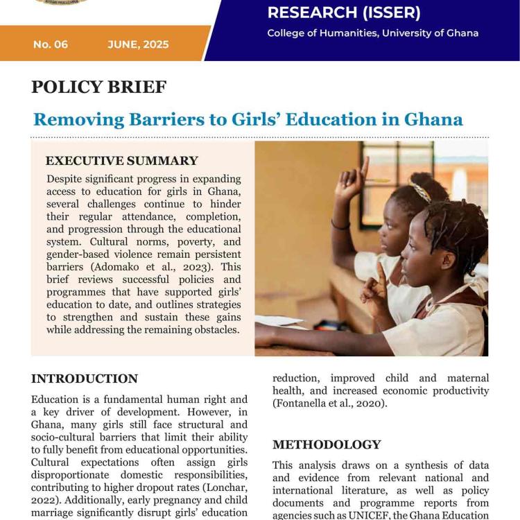 Removing Barriers to Girls’ Education in Ghana
