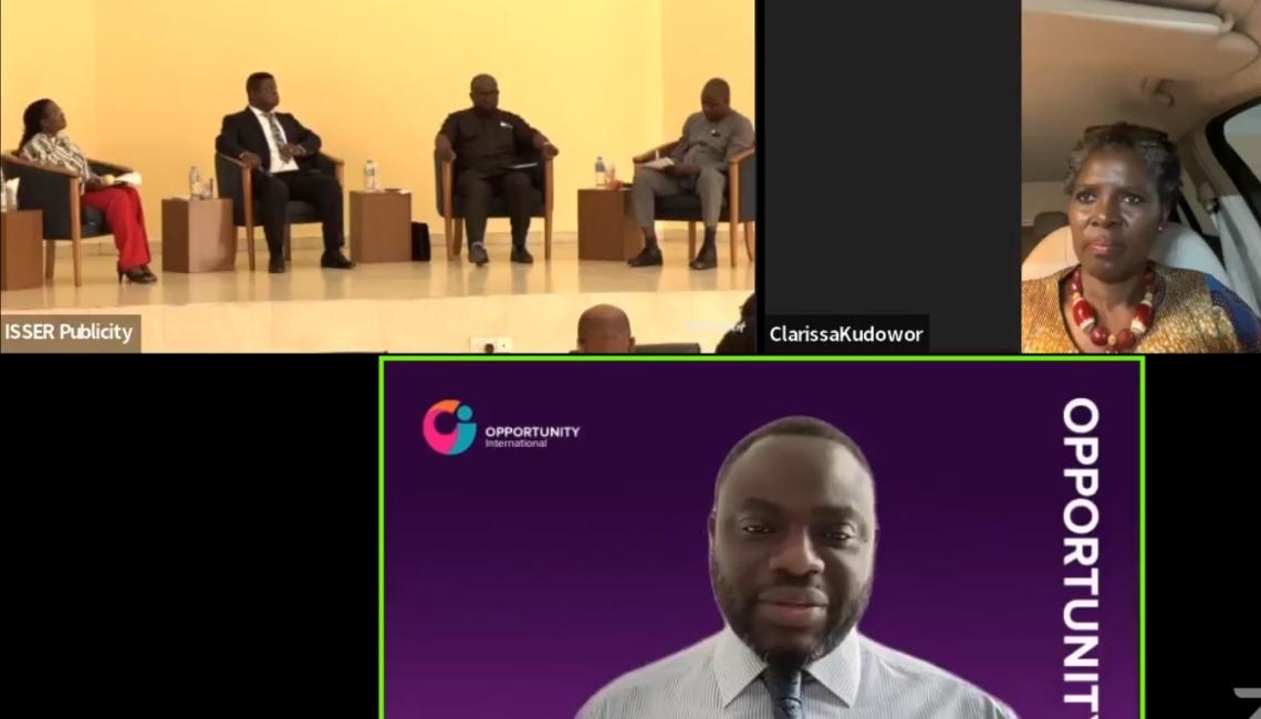 ISSER, WORLD BANK PUBLIC ENGAGEMENT ON 2021 GHANA FINDEX DATA