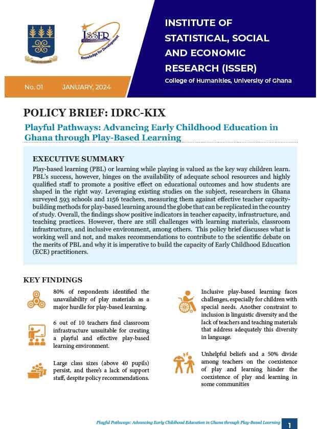 Playful Pathways: Advancing Early Childhood Education in Ghana through Play-Based Learning